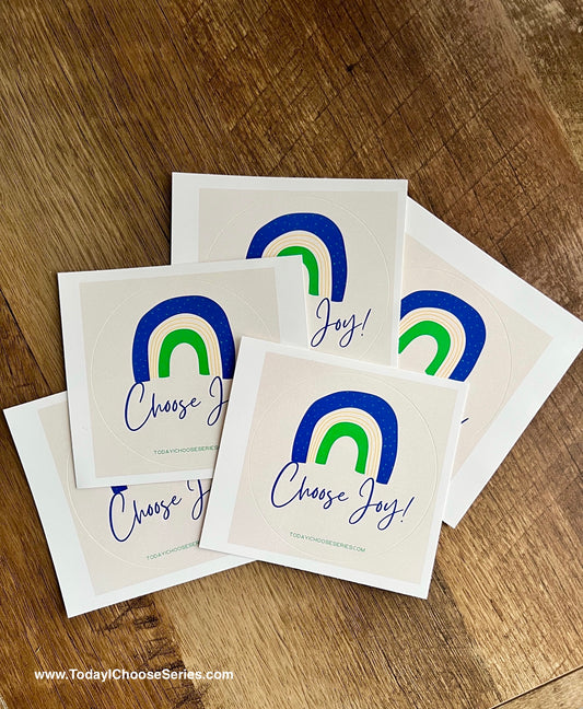 Choose Joy rainbow sticker