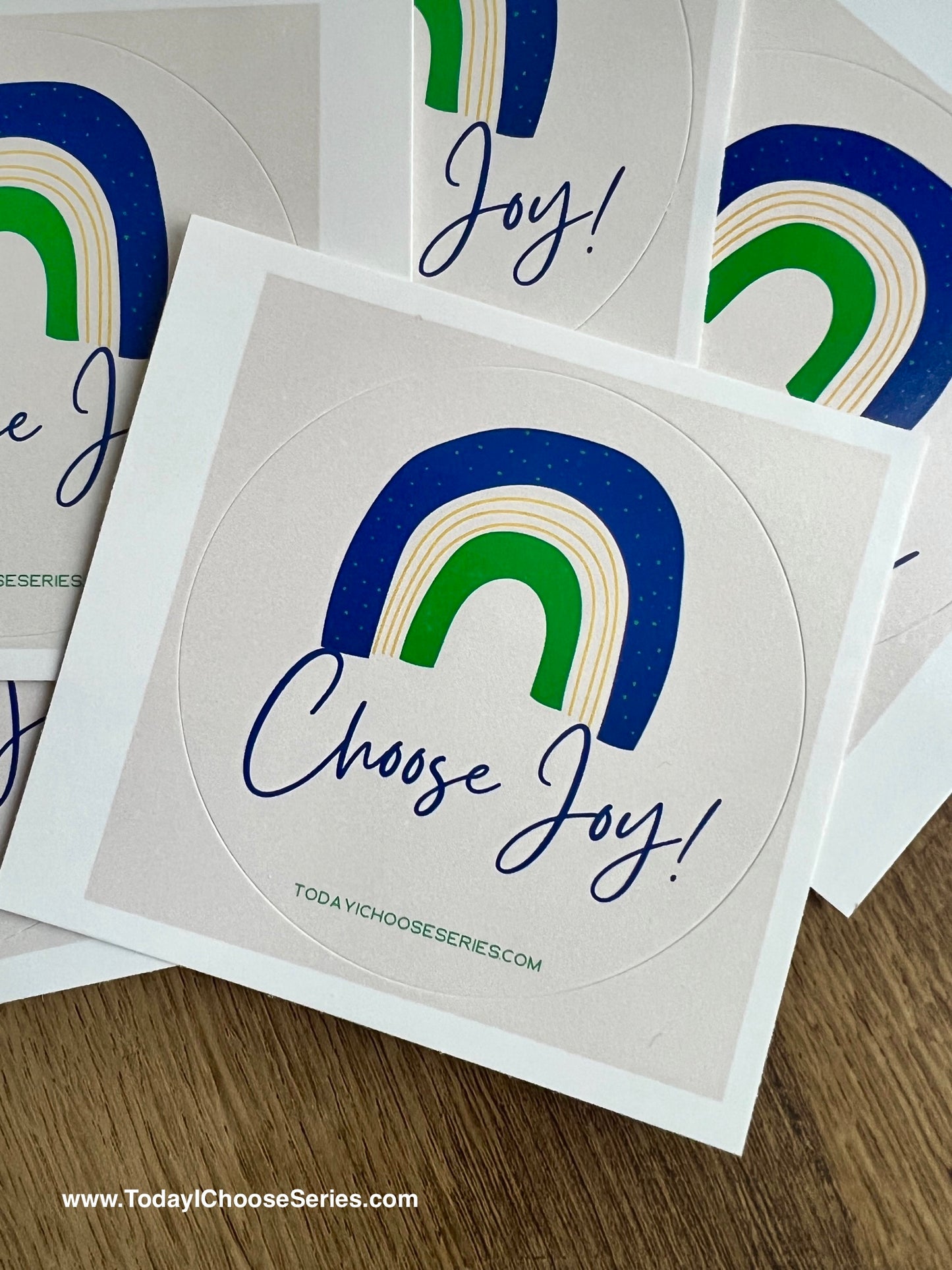 Choose Joy rainbow sticker
