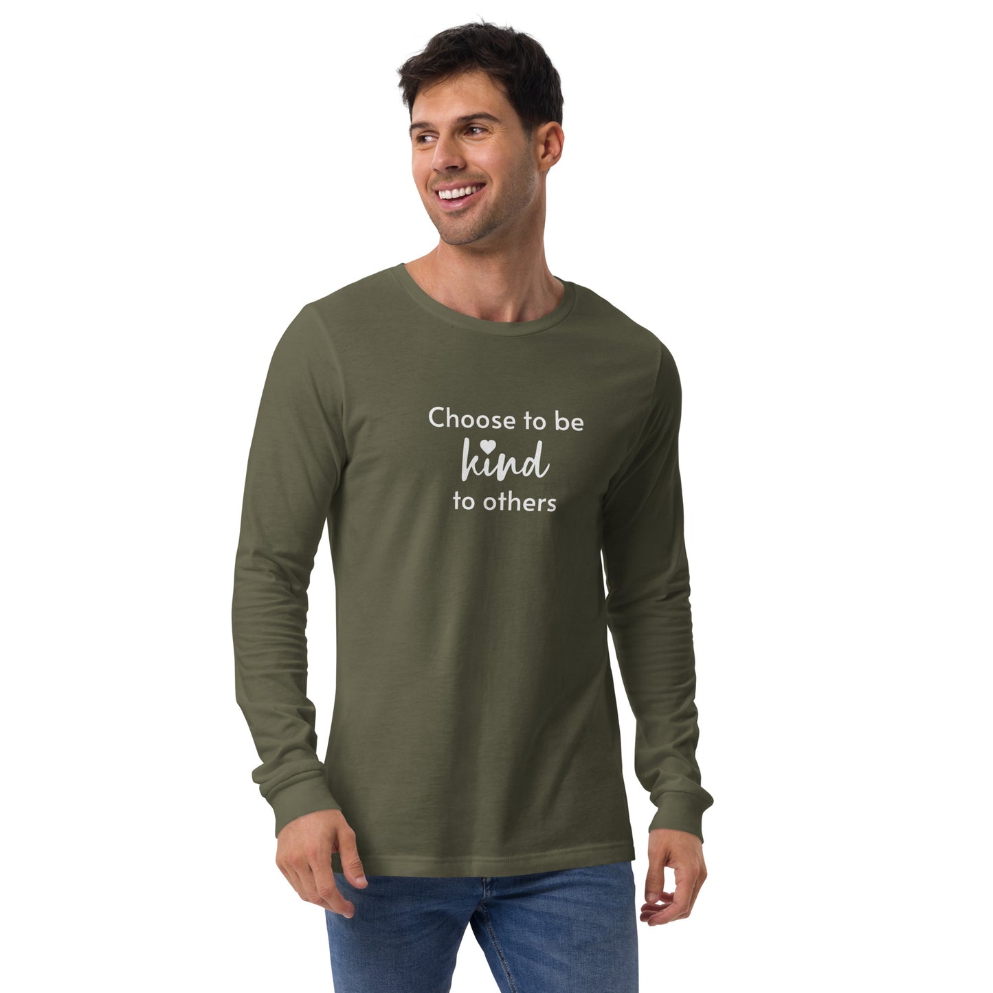 Choose to be kind unisex long sleeve tee