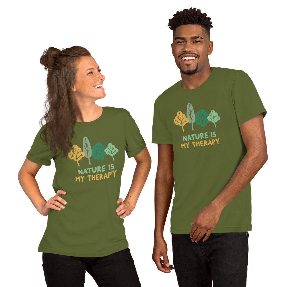 Nature is my therapy unisex t-shirt