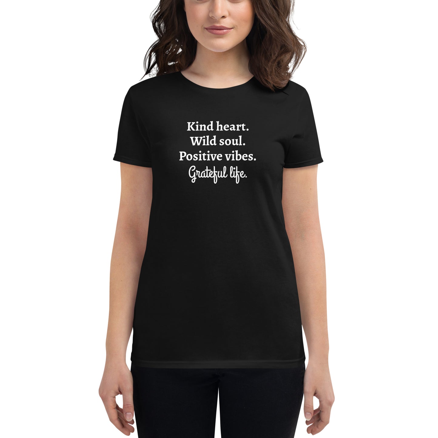 Grateful Life women's short sleeve t-shirt