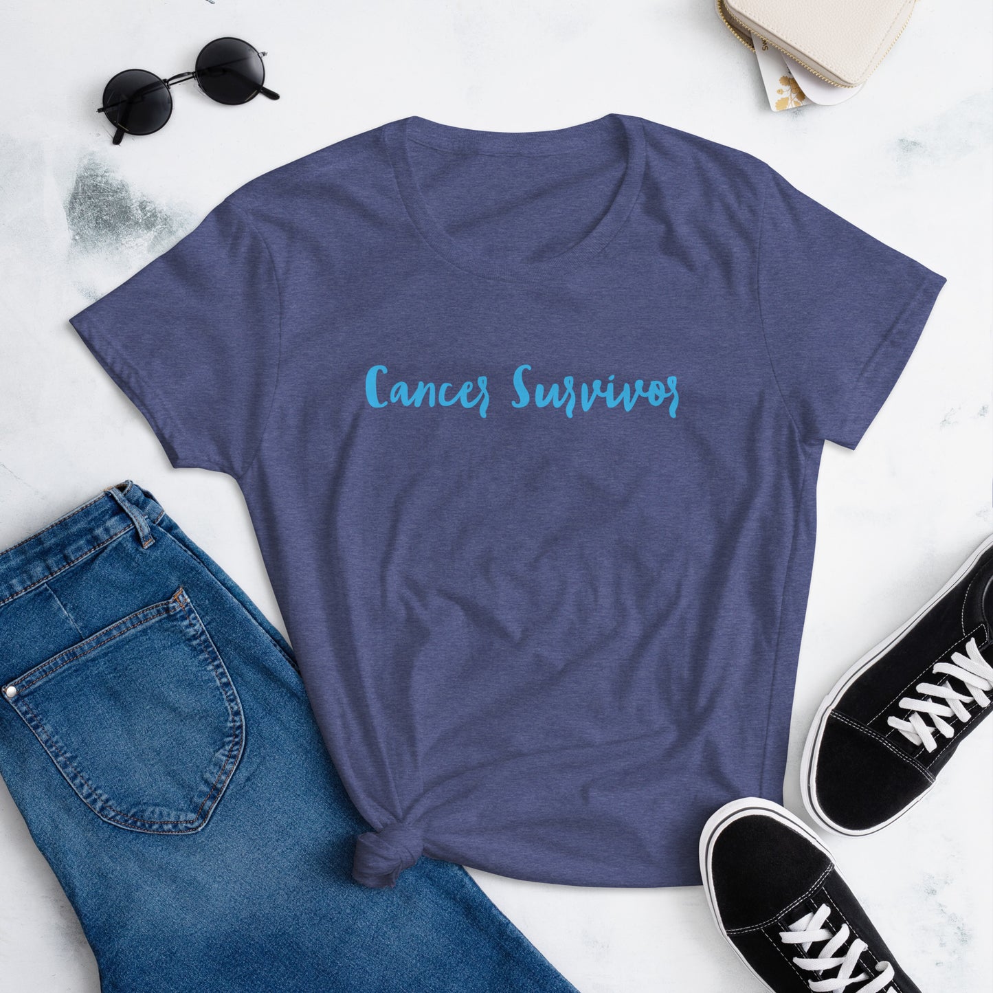 Cancer Survivor women's short sleeve t-shirt