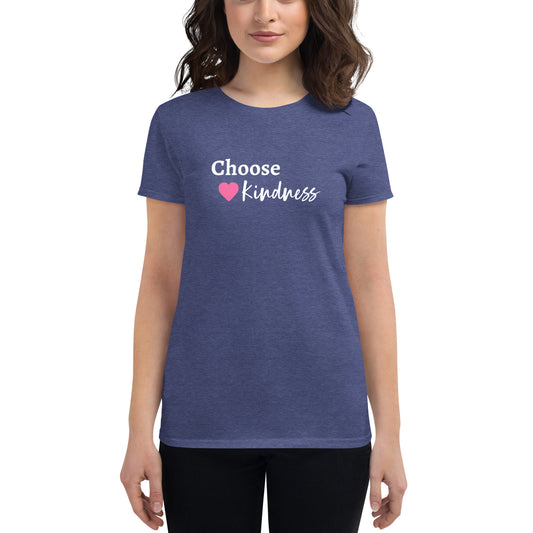 Choose kindness women's short sleeve t-shirt