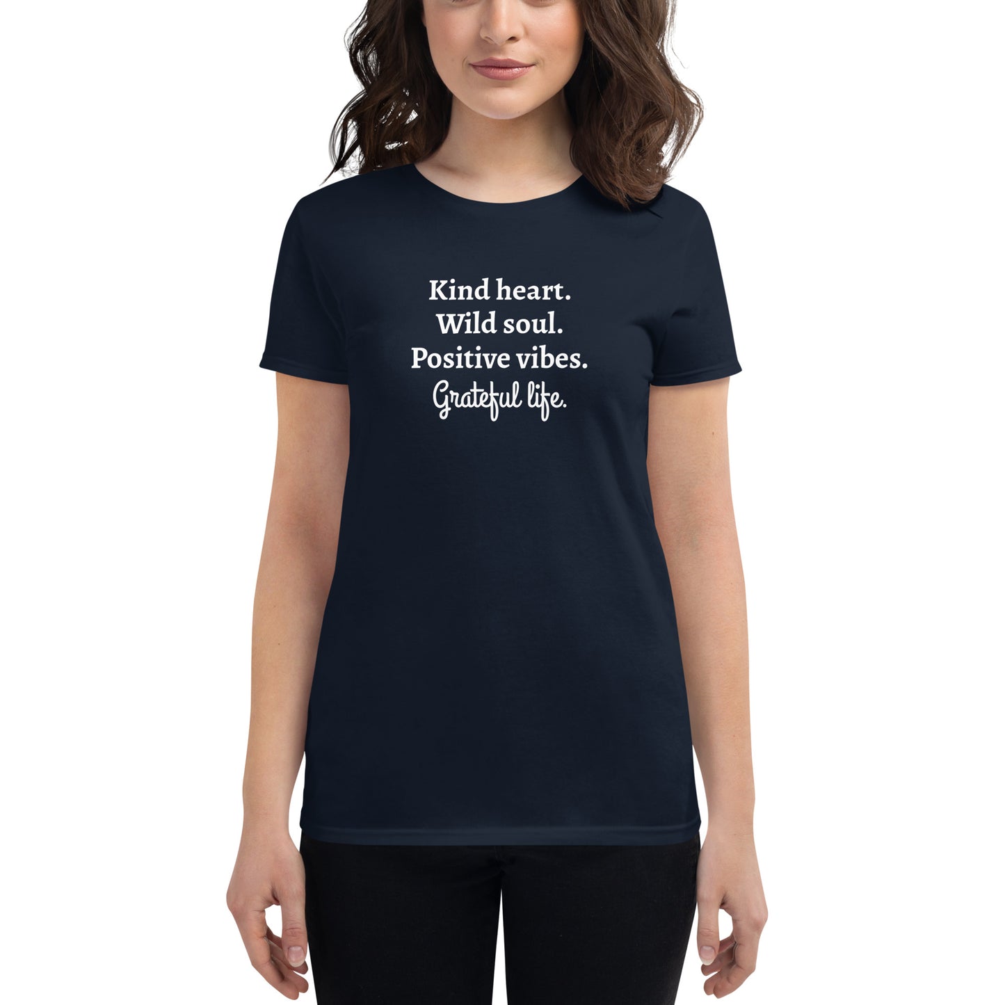 Grateful Life women's short sleeve t-shirt