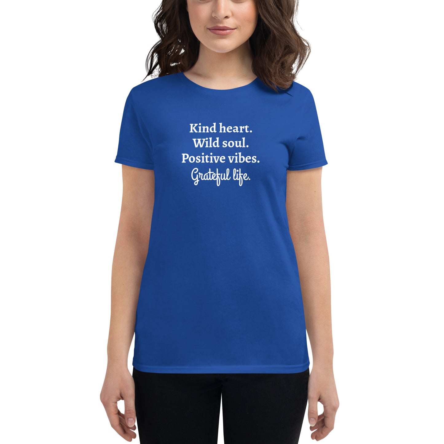Grateful Life women's short sleeve t-shirt