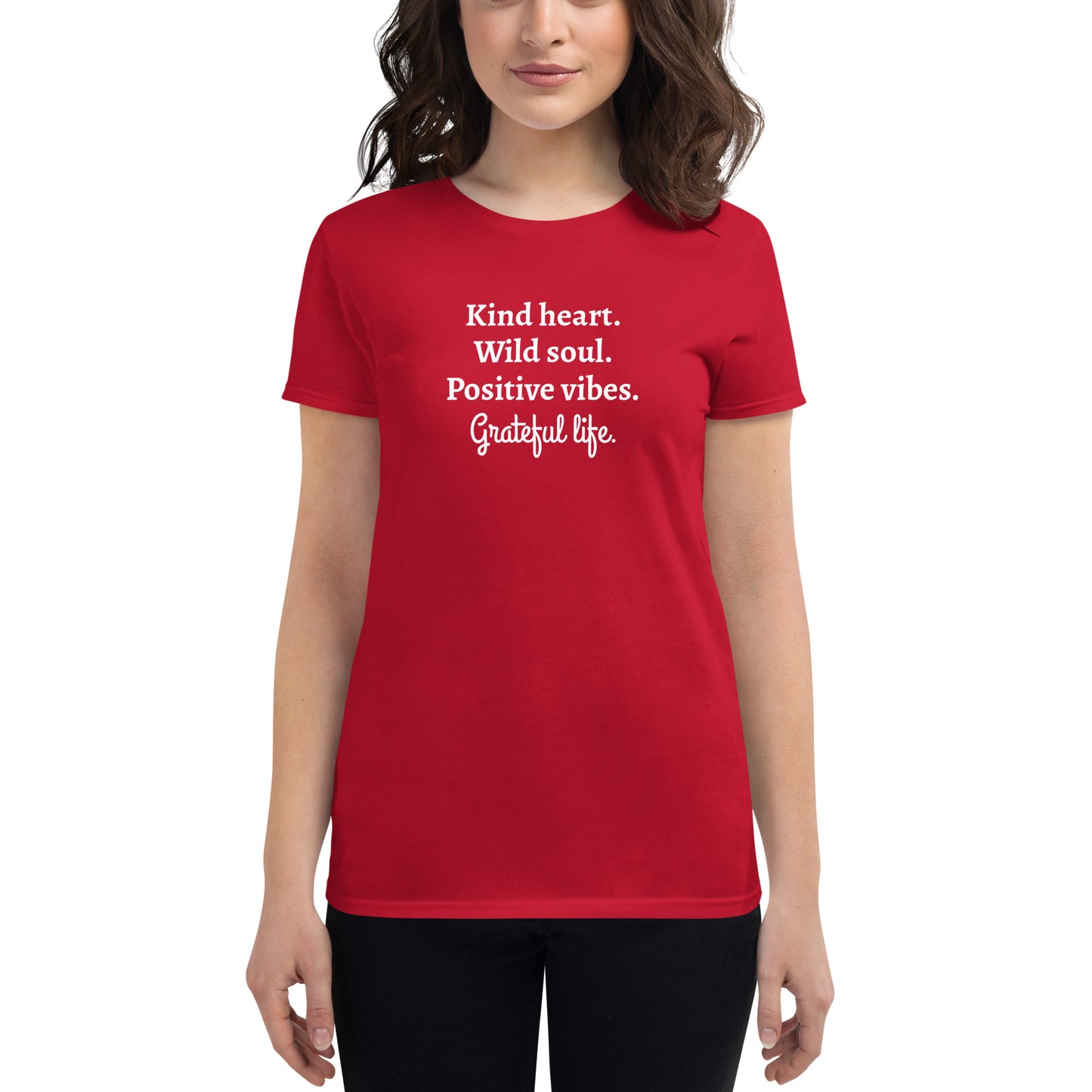 Grateful Life women's short sleeve t-shirt
