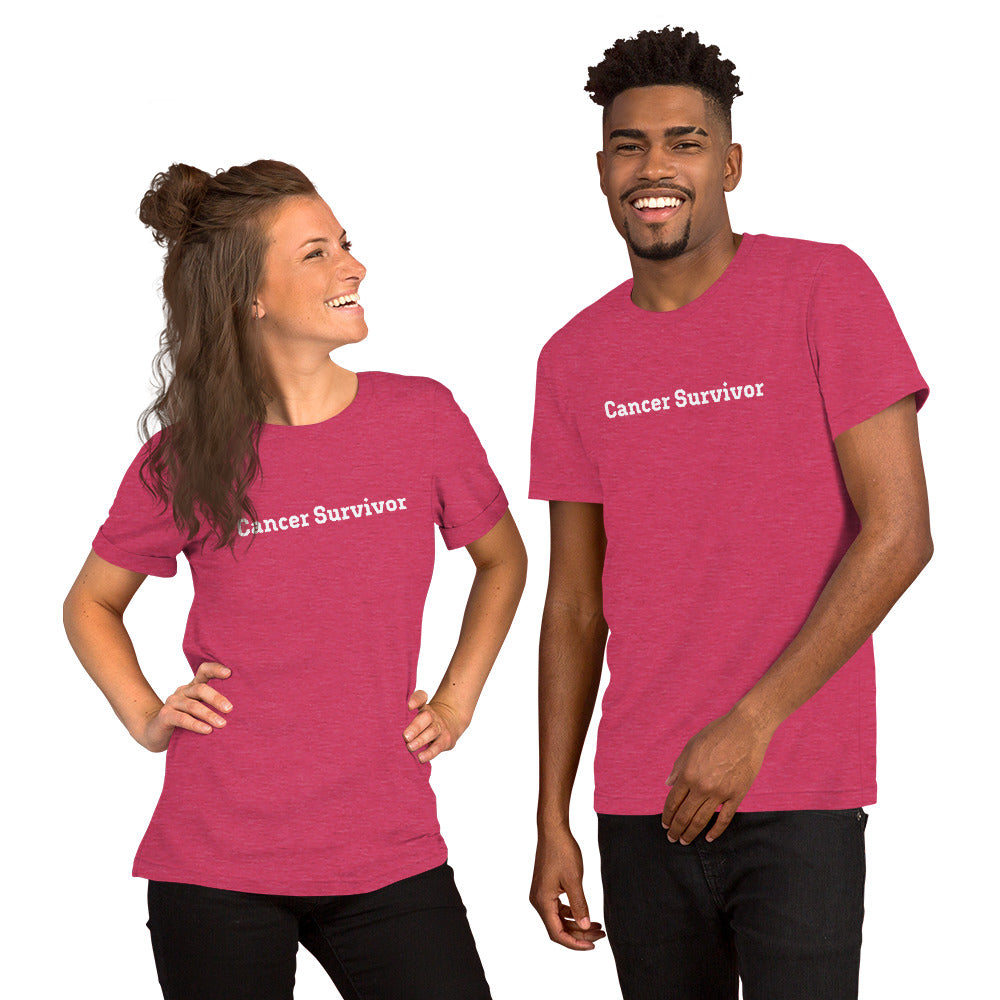 Cancer survivor unisex t-shirt